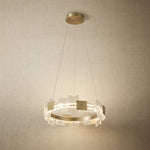 Yiosi Liying Glass Pendant Light 39" - 24" (Dia 600mm)