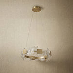 Yiosi Liying Glass Pendant Light 39" - dark
