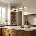 Yiosi Liying Glass Pendant Light 47" - scene-2
