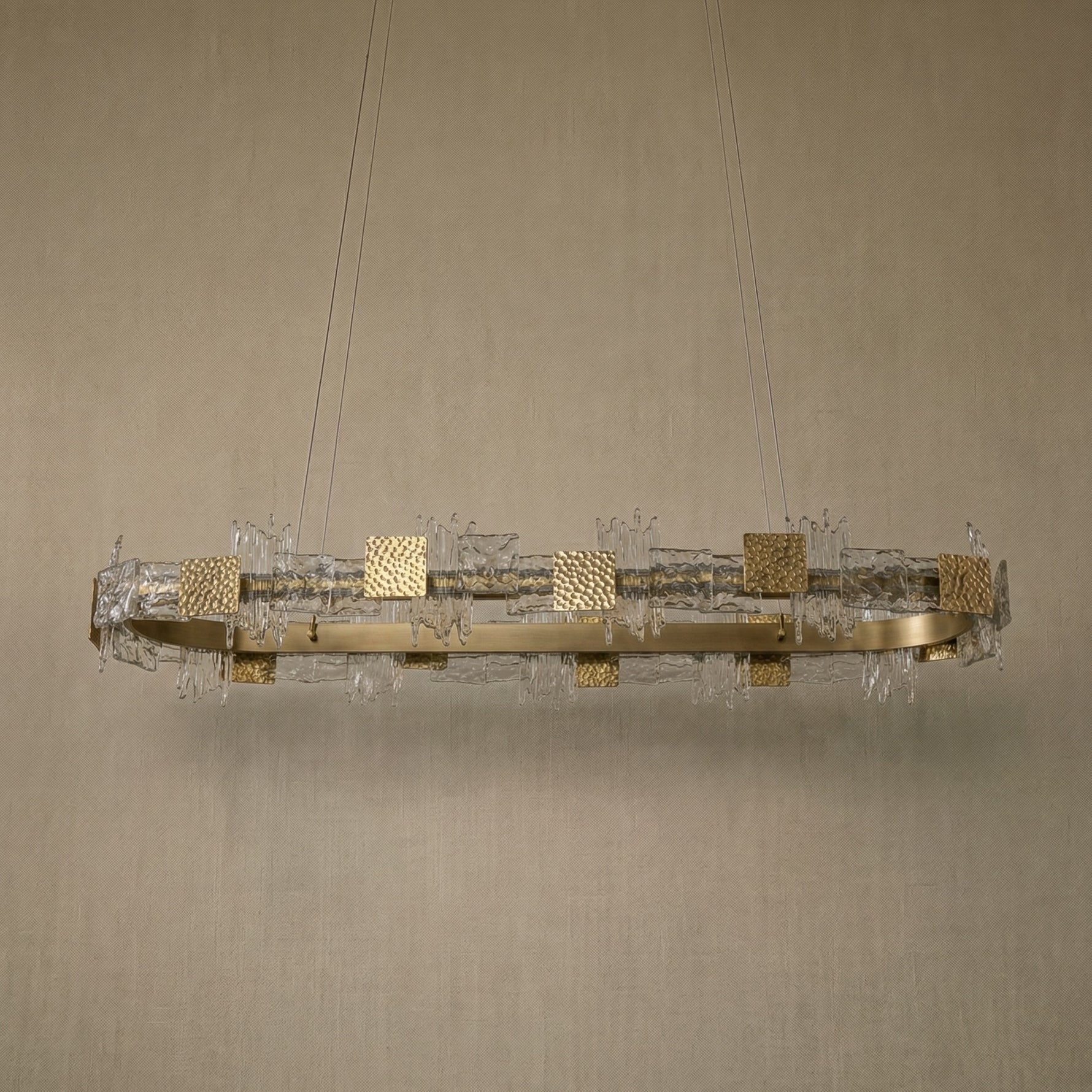 Yiosi Liying Glass Pendant Light 59" - dark