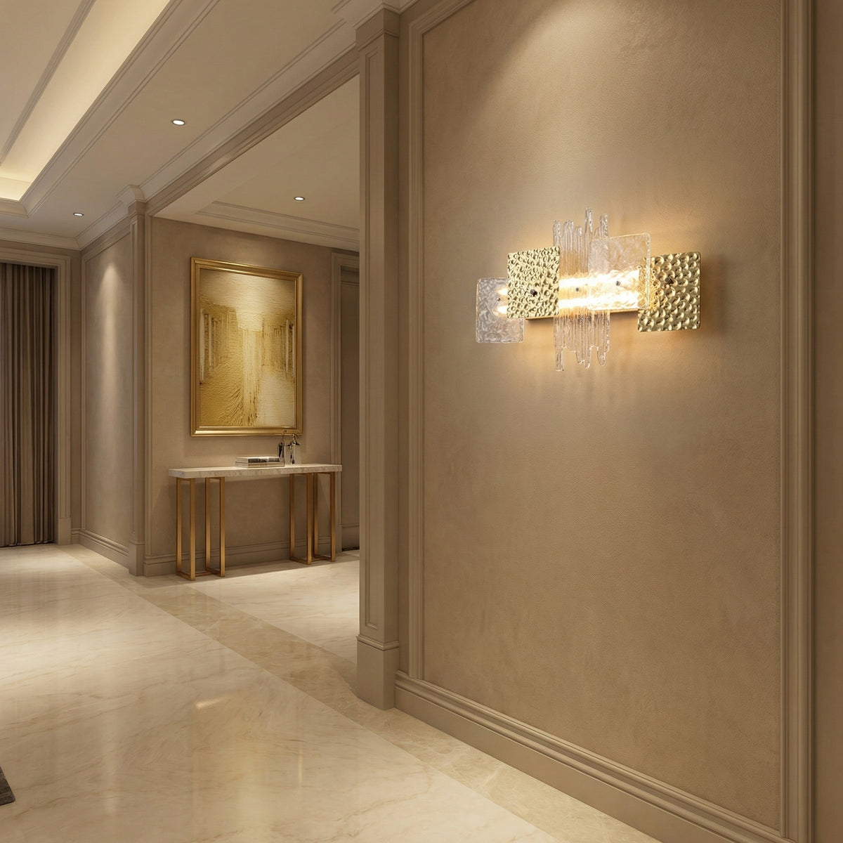 Yiosi Liying Glass Wall Sconce - scene-1