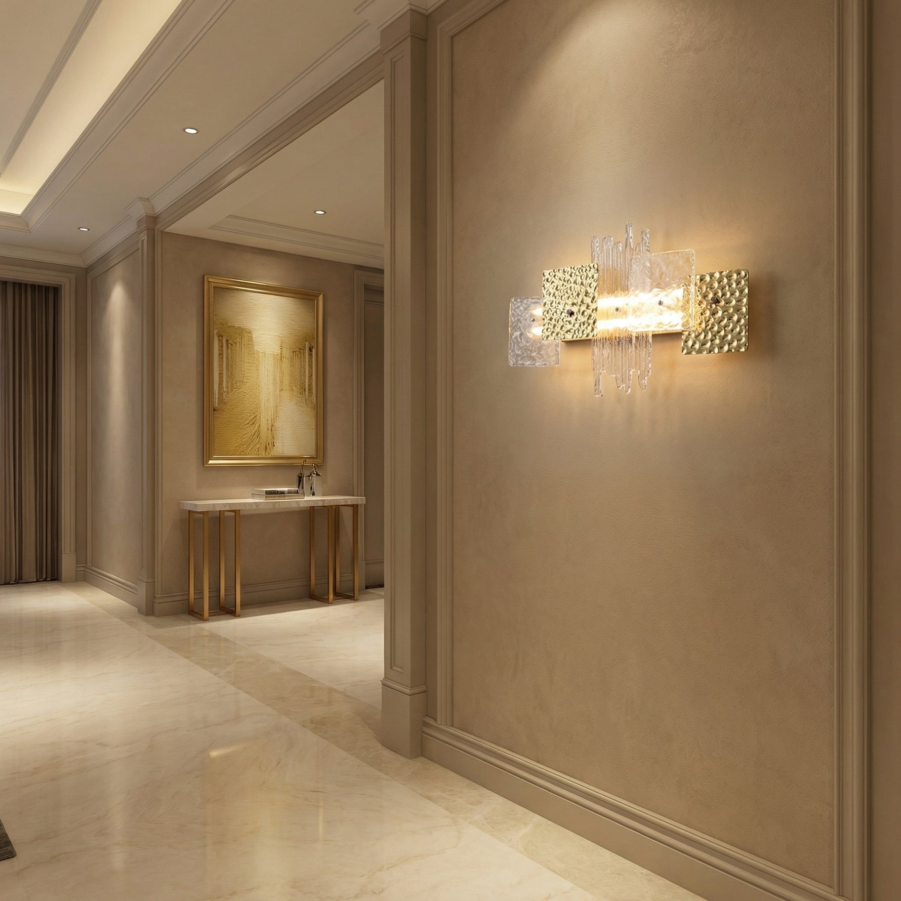 Yiosi Liying Glass Wall Sconce - scene-1