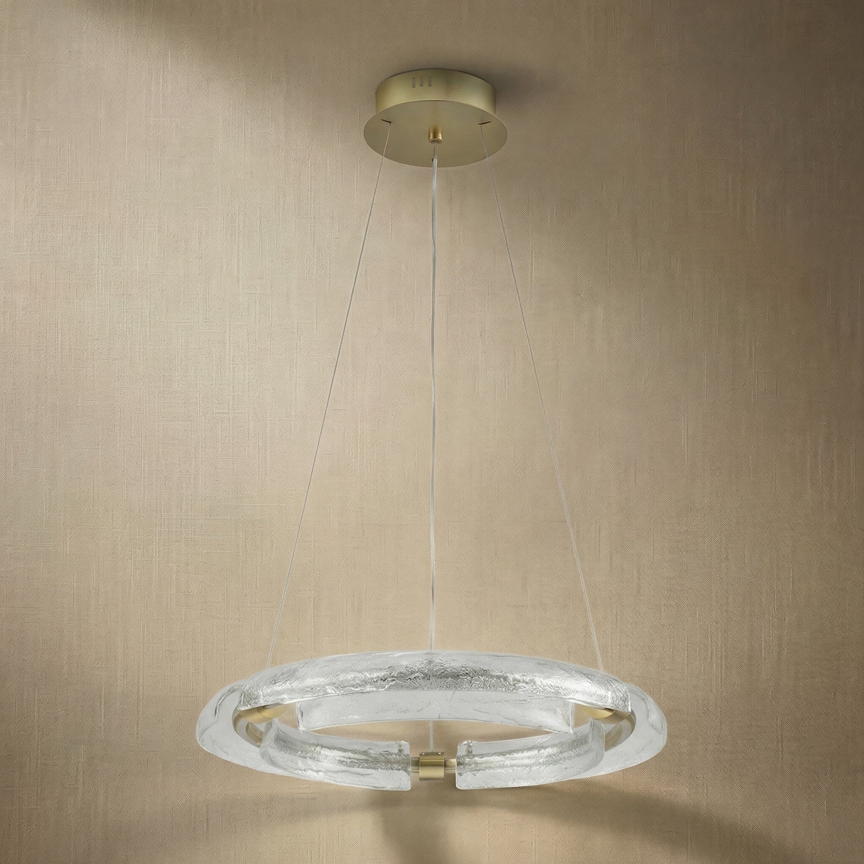 Yiosi Luce Aurora Glass Pendant Light - dark