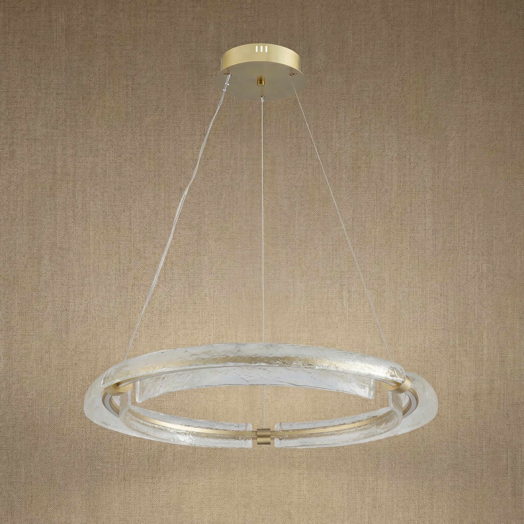 Yiosi Luce Aurora Glass Pendant Light - dark