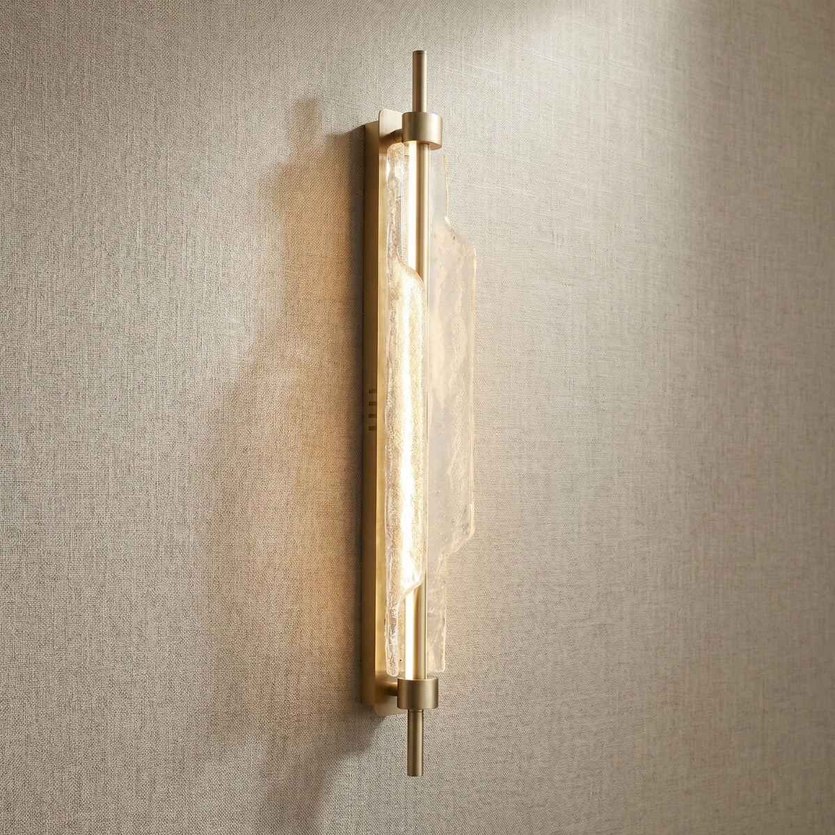 Yiosi Luce Aurora Mini Glass Wall Sconce - 4" Linear (L90mm)