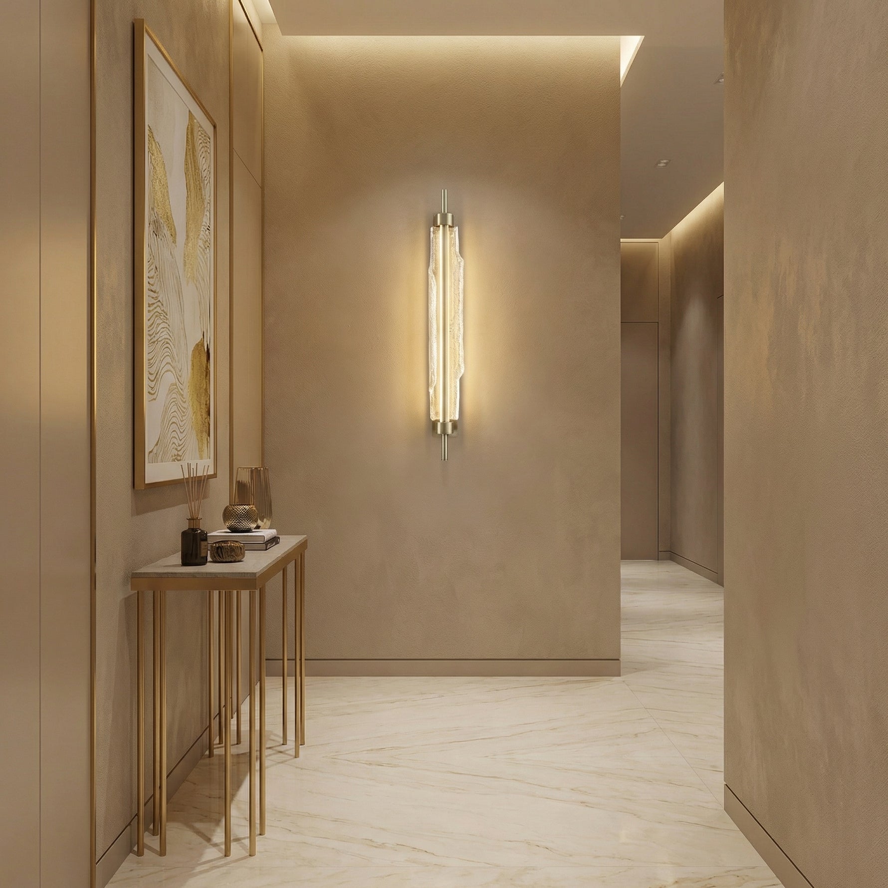 Yiosi Luce Aurora Mini Glass Wall Sconce - scene-1