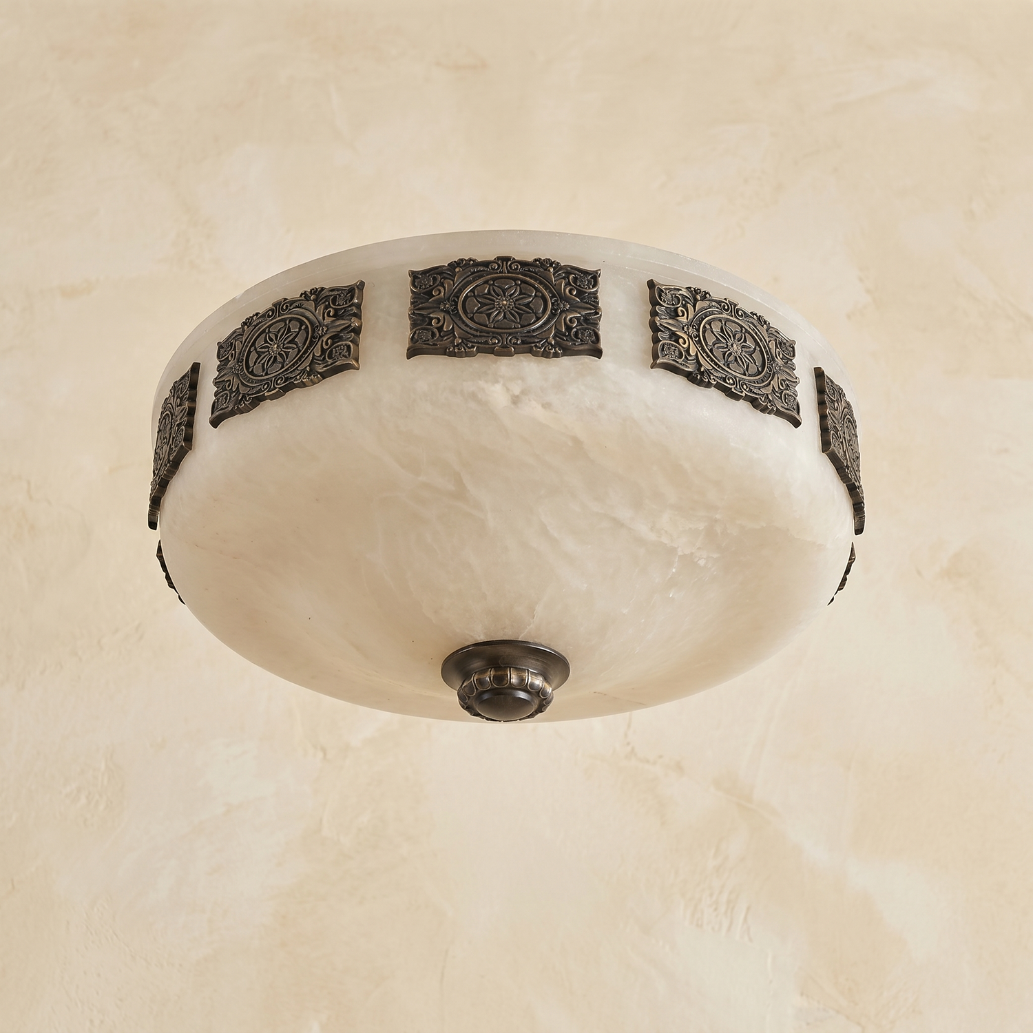Antique Rim Ceiling Alabaster — D450 — mra-antique-rim-ceiling-d450-dark