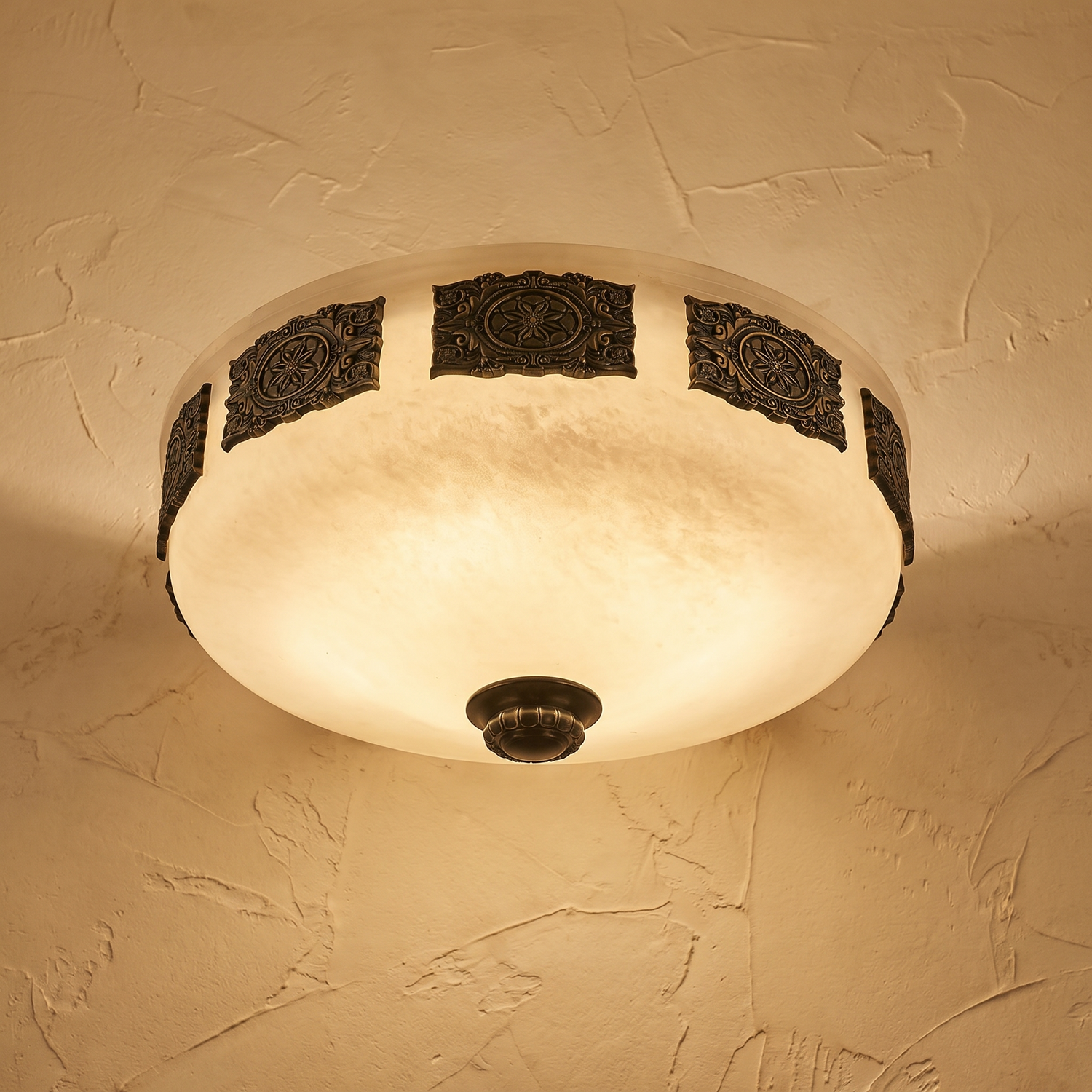 Antique Rim Ceiling Alabaster — D450 — mra-antique-rim-ceiling-d450-product