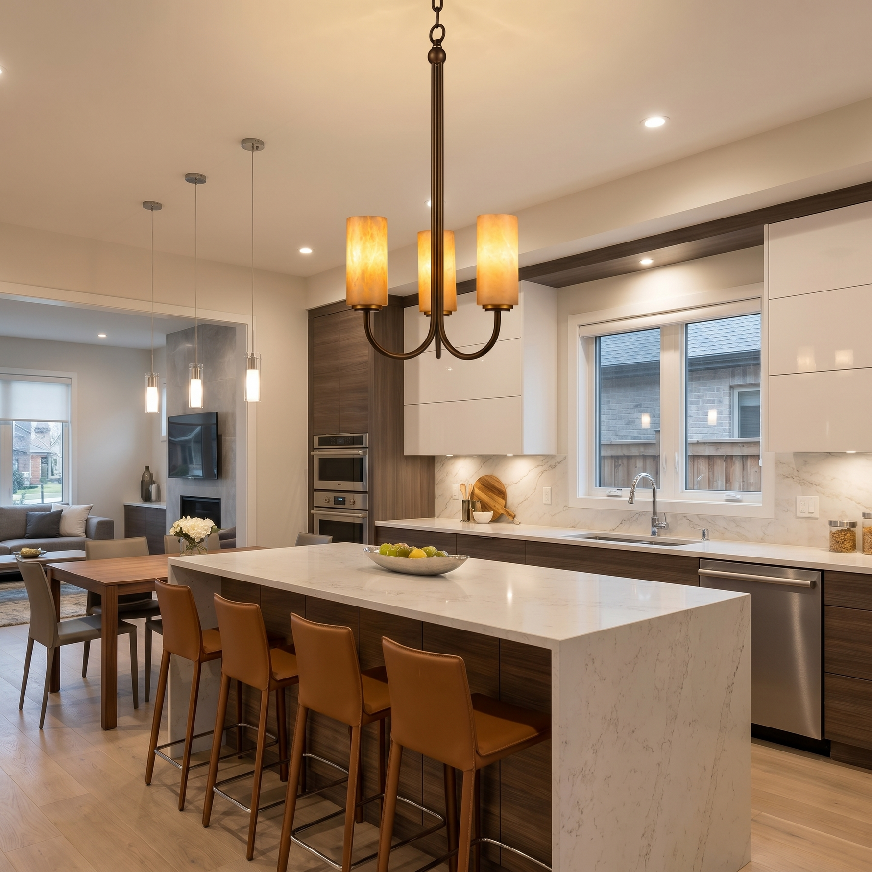 Brass 3-arm Classic Alabaster Pendant Light — 03 — mra-brass-3-arm-classic-91038-d430-03-scene-2