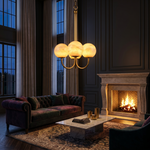 Brass 3-arm Classic Alabaster Pendant Light — D430 — mra-brass-3-arm-classic-91038-d430-scene-3