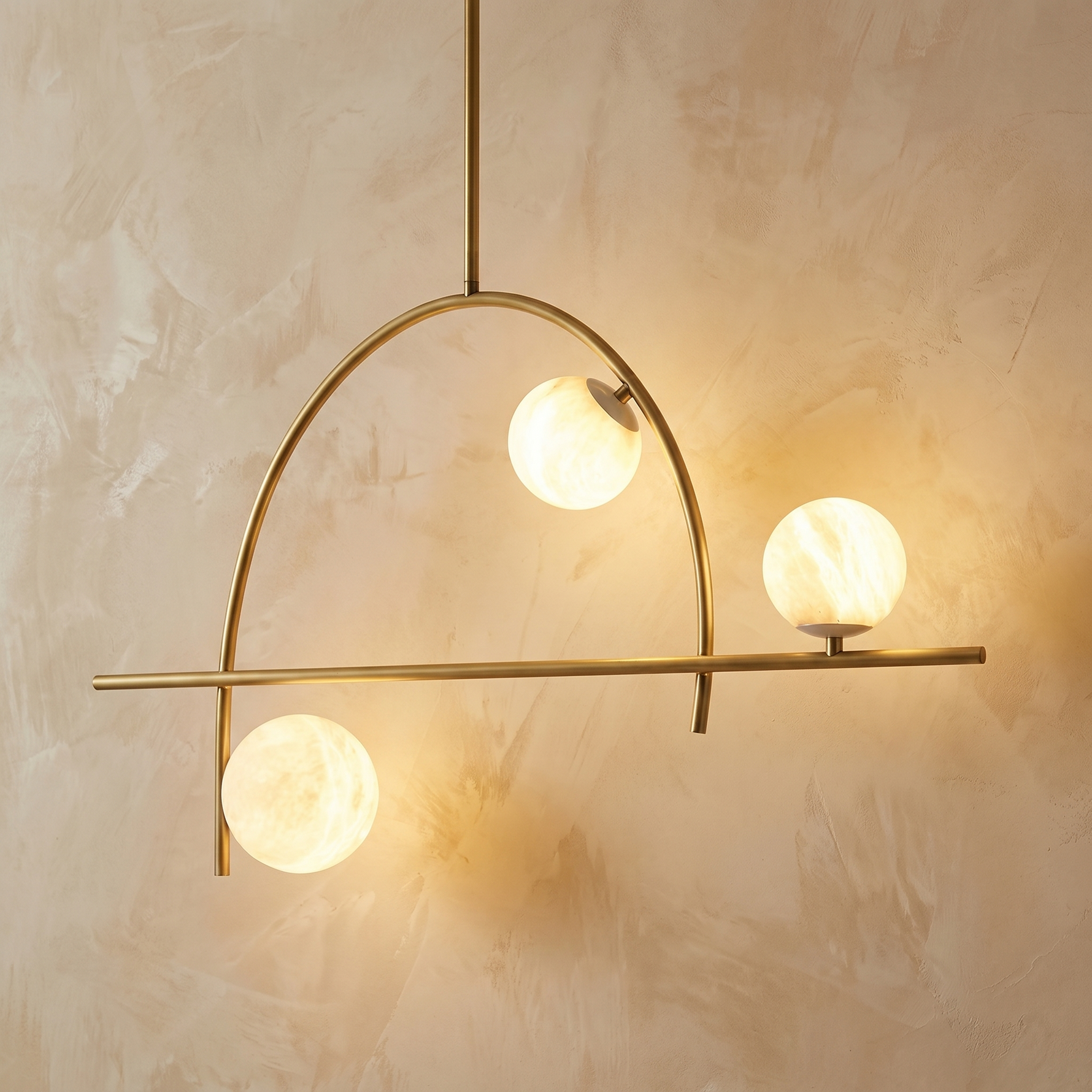 Brass 3-arm Classic Alabaster Pendant Light — L1000 — mra-brass-3-arm-classic-91038-l1000-product