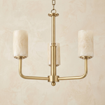 Brass 3-Arm Cylinder Alabaster Pendant Light — D600 — mra-brass-3-arm-cylinder-91068a-d600-dark
