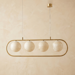 Brass Linear Orb Alabaster Pendant Light — W1100 — mra-brass-linear-orb-91033-w1100-dark