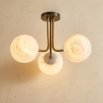 Ceiling 3-orb Alabaster — D540 — mra-ceiling-3-orb-91054-d540-product