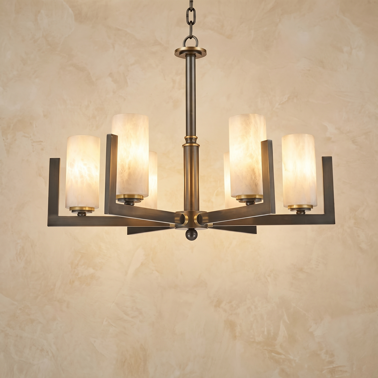 Classic Multi-arm Pendant Alabaster — D650 — mra-classic-multi-arm-pendant-d650-product