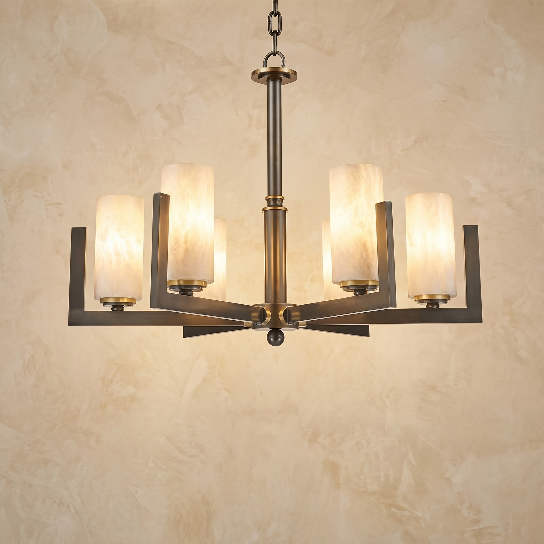 Classic Multi-arm Pendant Alabaster — D650 — mra-classic-multi-arm-pendant-d650-product