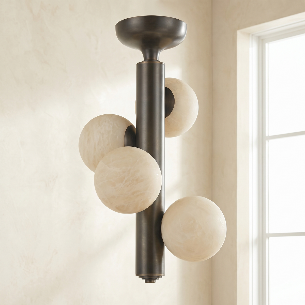 Cylinder Cluster Ceiling Alabaster — D270 — mra-cylinder-cluster-ceiling-d270-dark