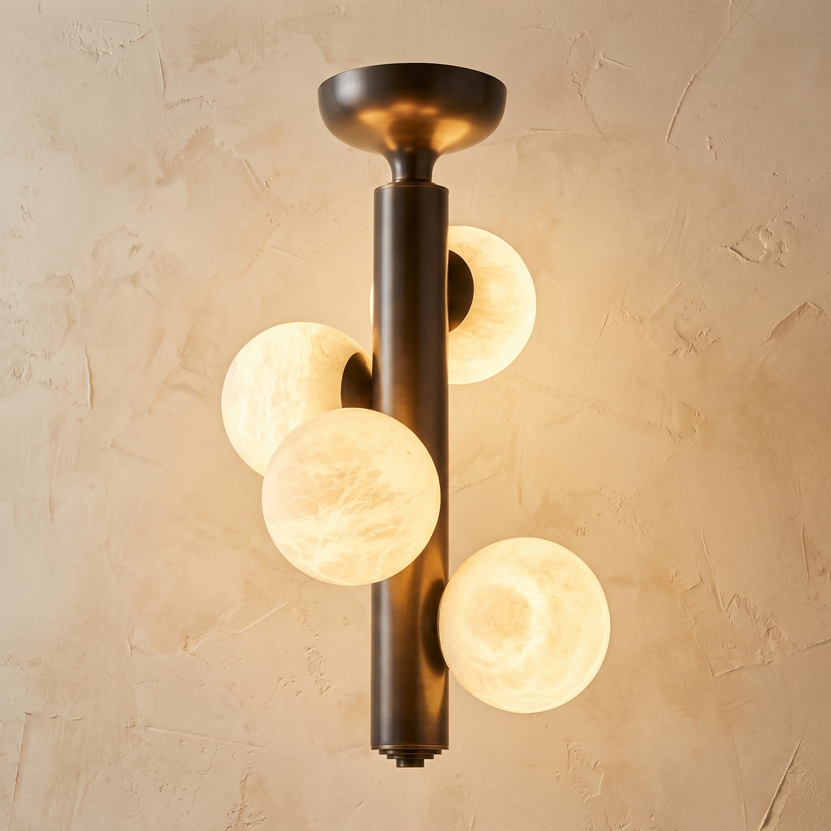 Cylinder Cluster Ceiling Alabaster — D270 — mra-cylinder-cluster-ceiling-d270-product