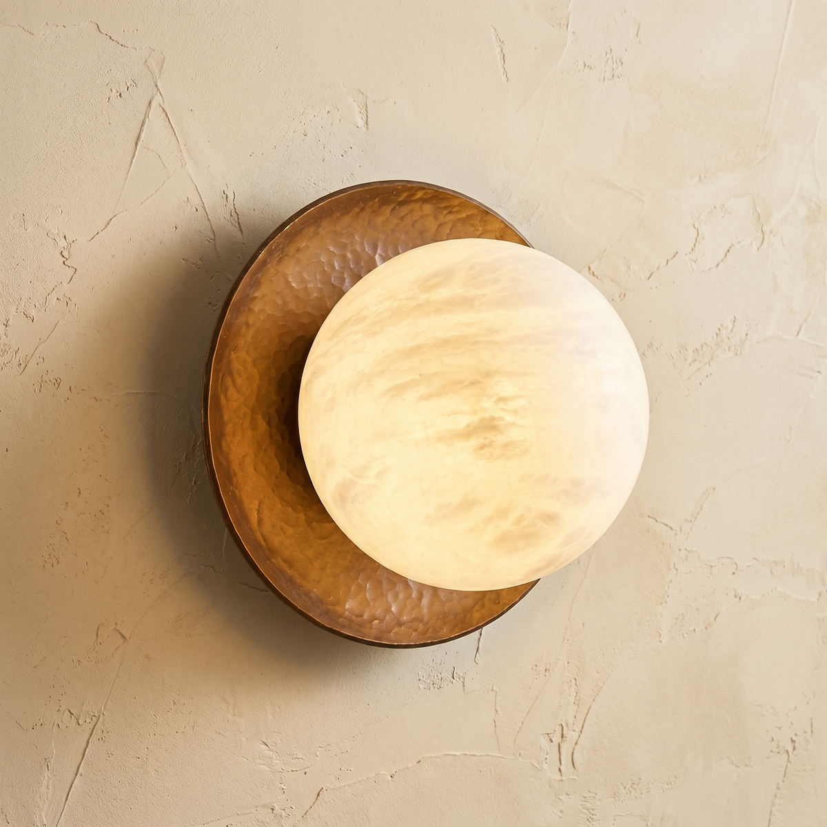 Disc Bronze Wall Alabaster — D100 — mra-disc-bronze-wall-6910080-d100-product