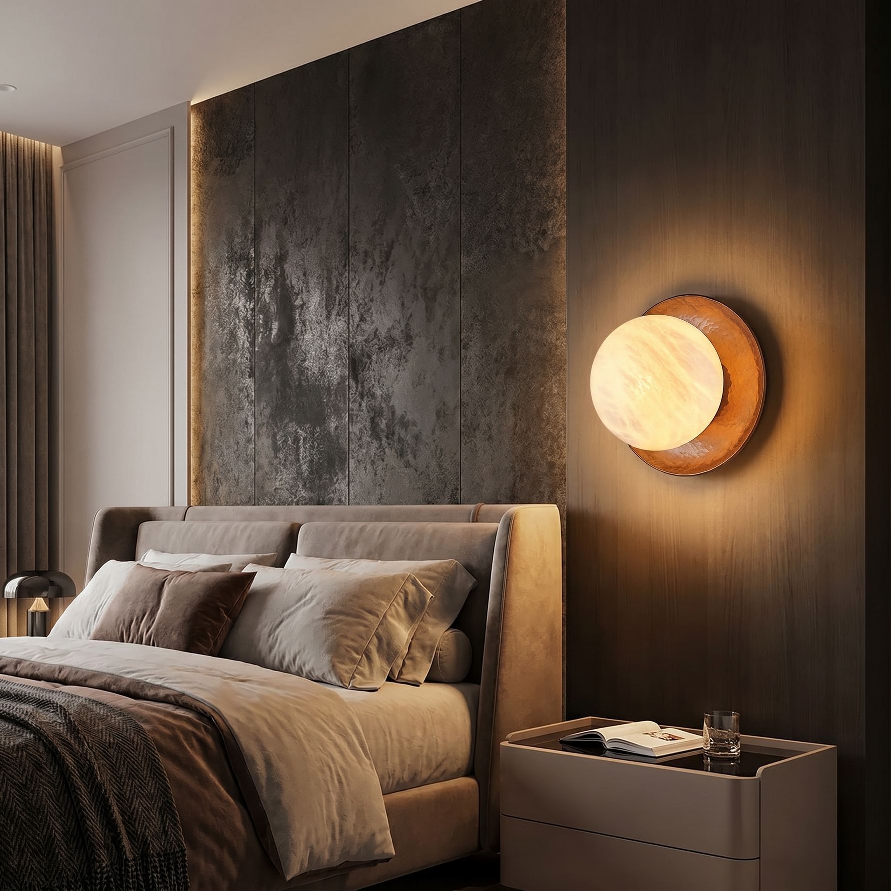 Disc Bronze Wall Alabaster — D100 — mra-disc-bronze-wall-6910080-d100-scene-2