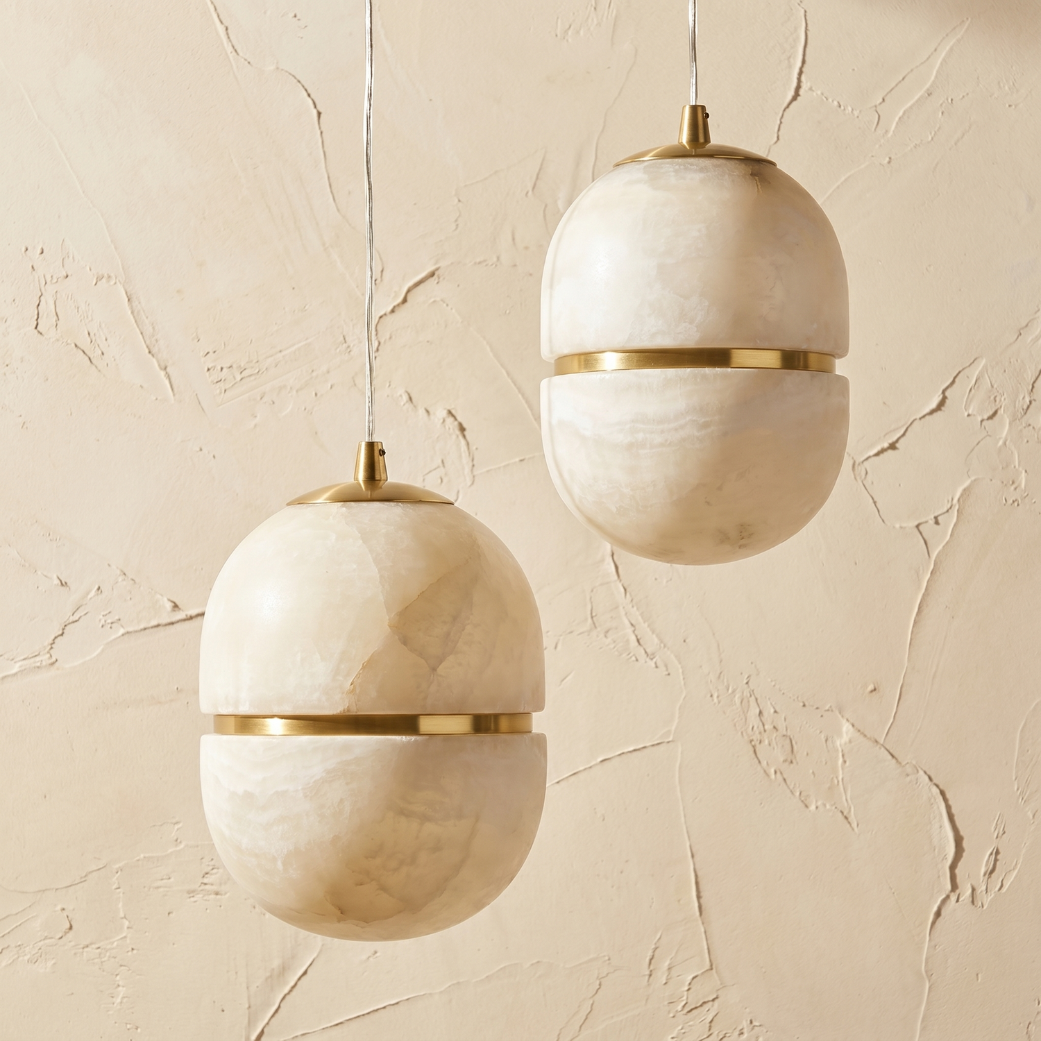 Double Orb Pendant Alabaster — D150 — mra-double-orb-pendant-70023-d150-dark