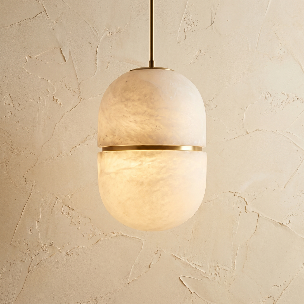 Double Orb Pendant Alabaster — D180 — mra-double-orb-pendant-70023-d180-product