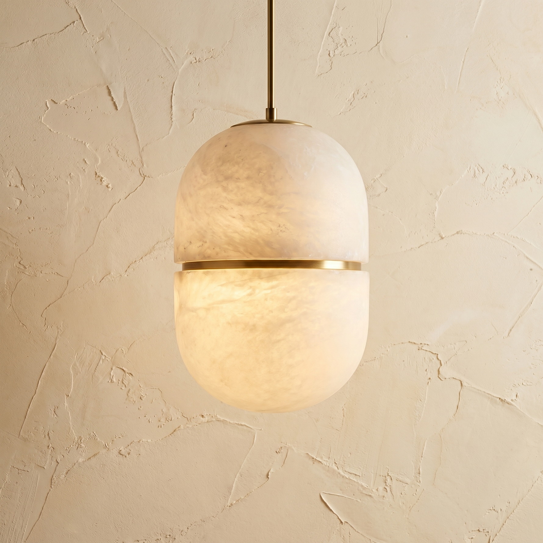Double Orb Pendant Alabaster — D180 — mra-double-orb-pendant-70023-d180-product
