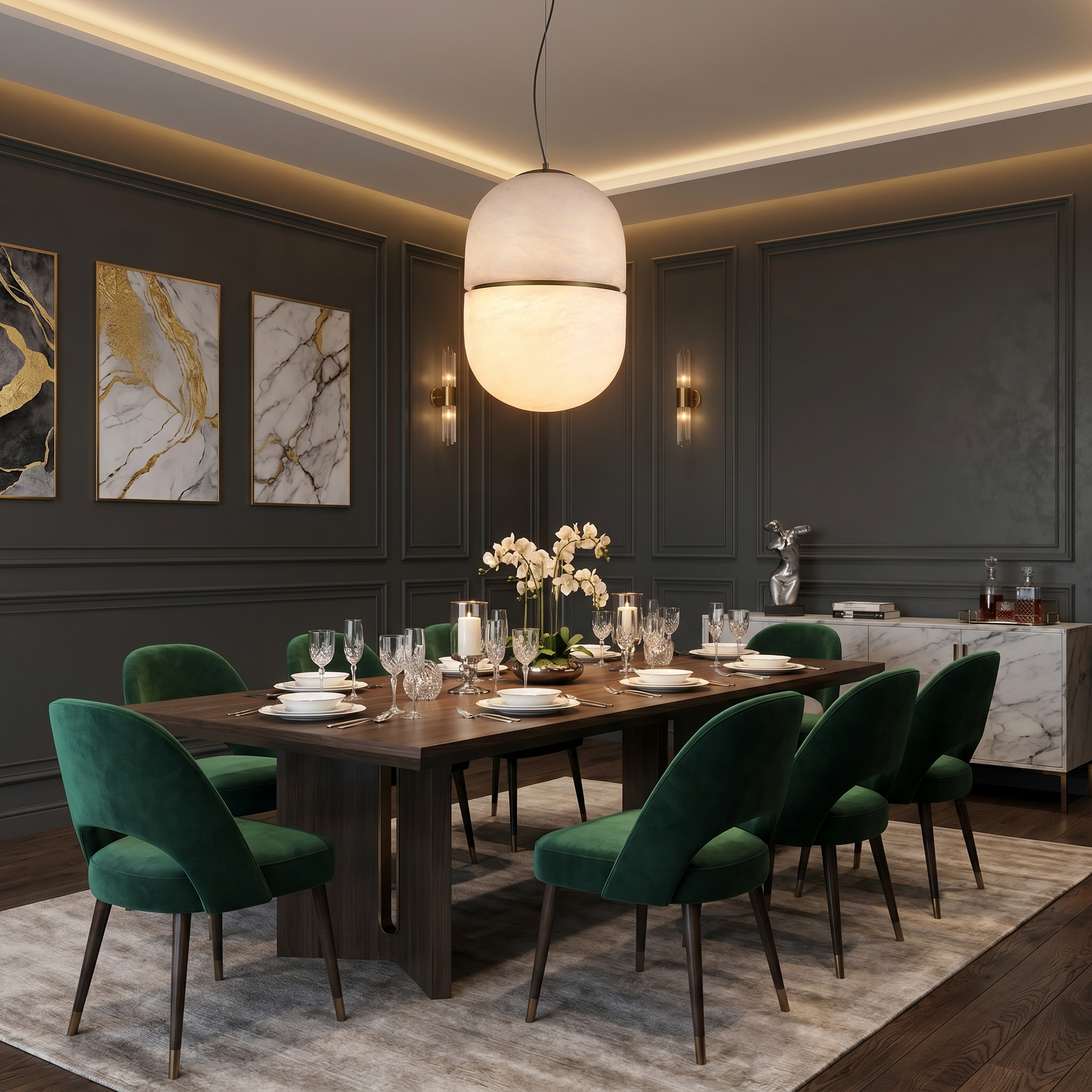 Double Orb Pendant Alabaster — D180 — mra-double-orb-pendant-70023-d180-scene-1