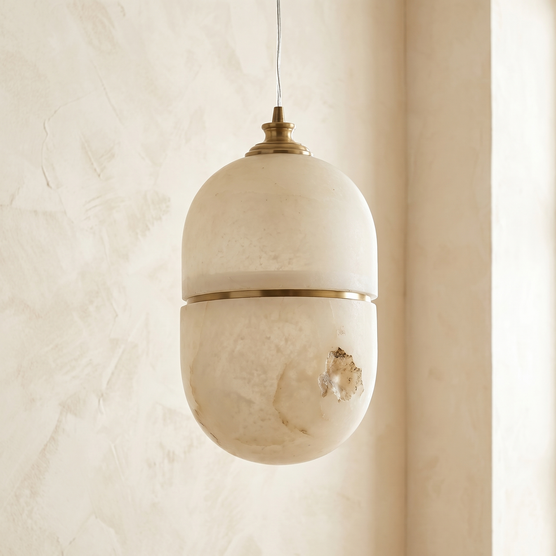 Double Orb Pendant Alabaster — D220 — mra-double-orb-pendant-70023-d220-dark