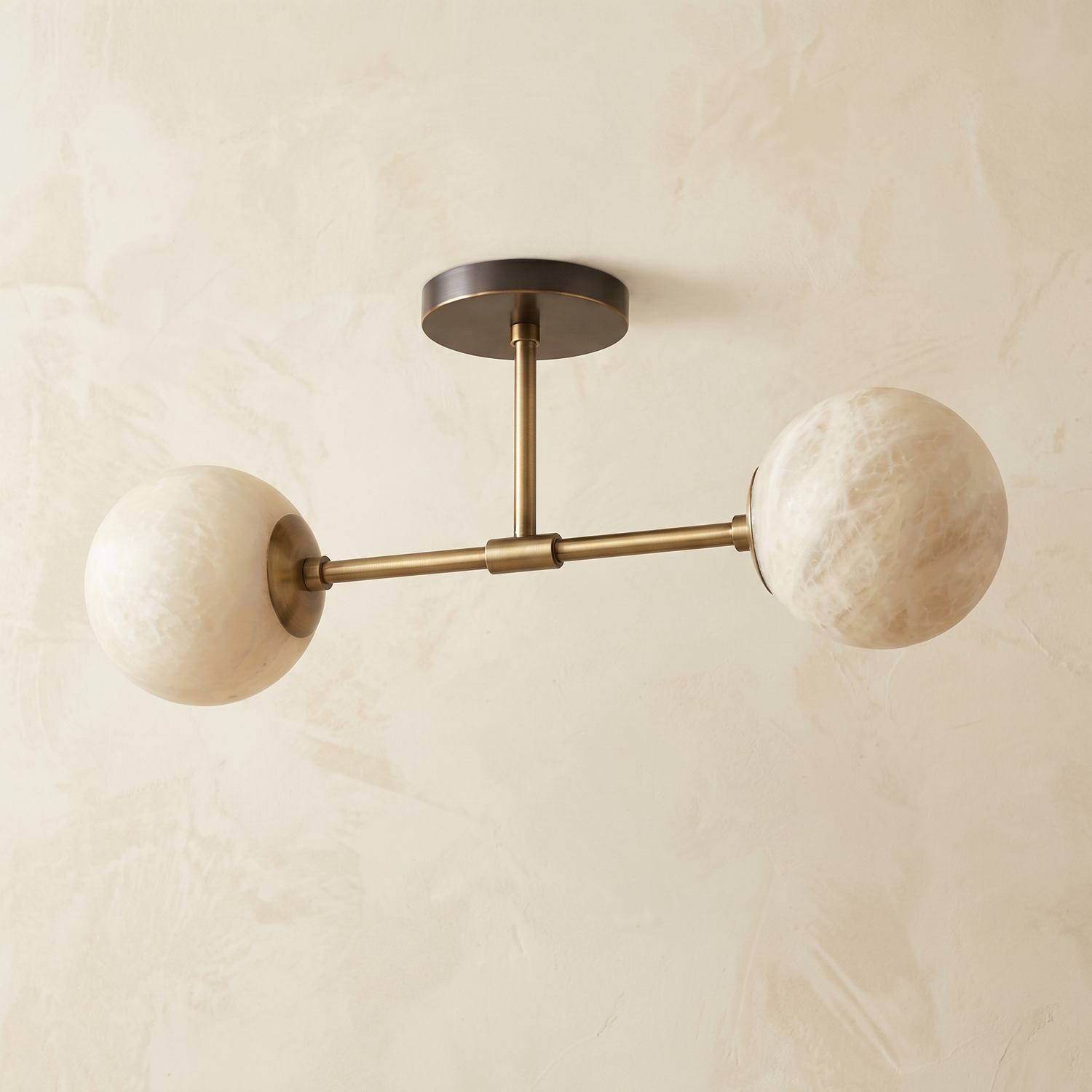 Duo Orb Ceiling 91055 (extra) Alabaster — D550 — mra-duo-orb-ceiling-91055-extra-d550-dark