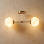 Duo Orb Ceiling 91055 (extra) Alabaster — D550 — mra-duo-orb-ceiling-91055-extra-d550-product