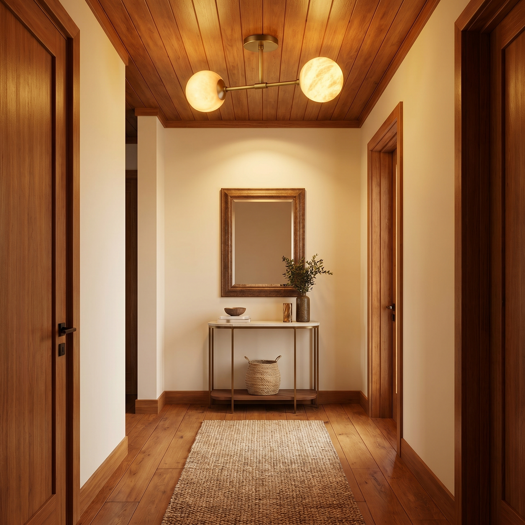Duo Orb Ceiling 91055 (extra) Alabaster — D550 — mra-duo-orb-ceiling-91055-extra-d550-scene-1