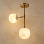 Duo Orb Ceiling Alabaster — D550 — mra-duo-orb-ceiling-91060-d550-product
