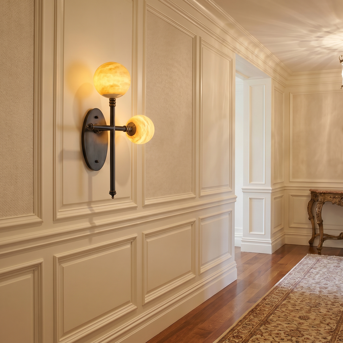 Duo Orb T-Cross Wall Alabaster — V01 — mra-duo-orb-t-cross-wall-p98-v01-scene-1
