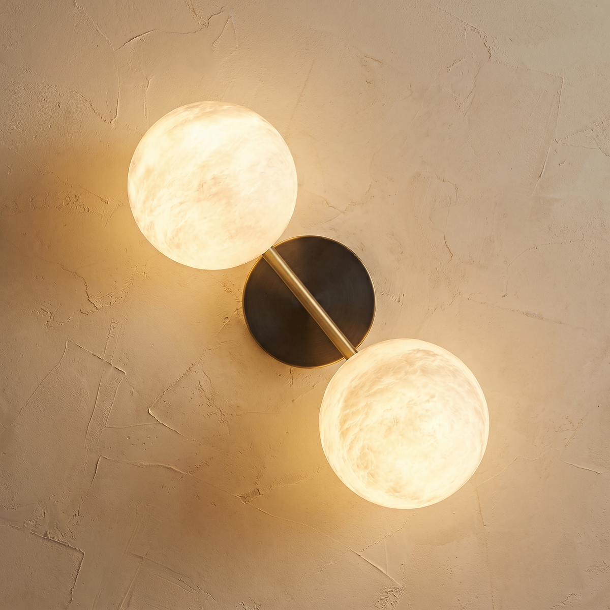 Duo/Triple Orb Wall 91051 (extra) Alabaster — W400 — mra-duo-triple-orb-wall-91051-extra-w400-product