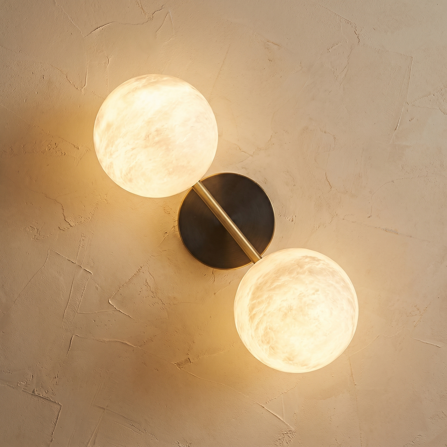 Duo/Triple Orb Wall 91051 (extra) Alabaster — W400 — mra-duo-triple-orb-wall-91051-extra-w400-product