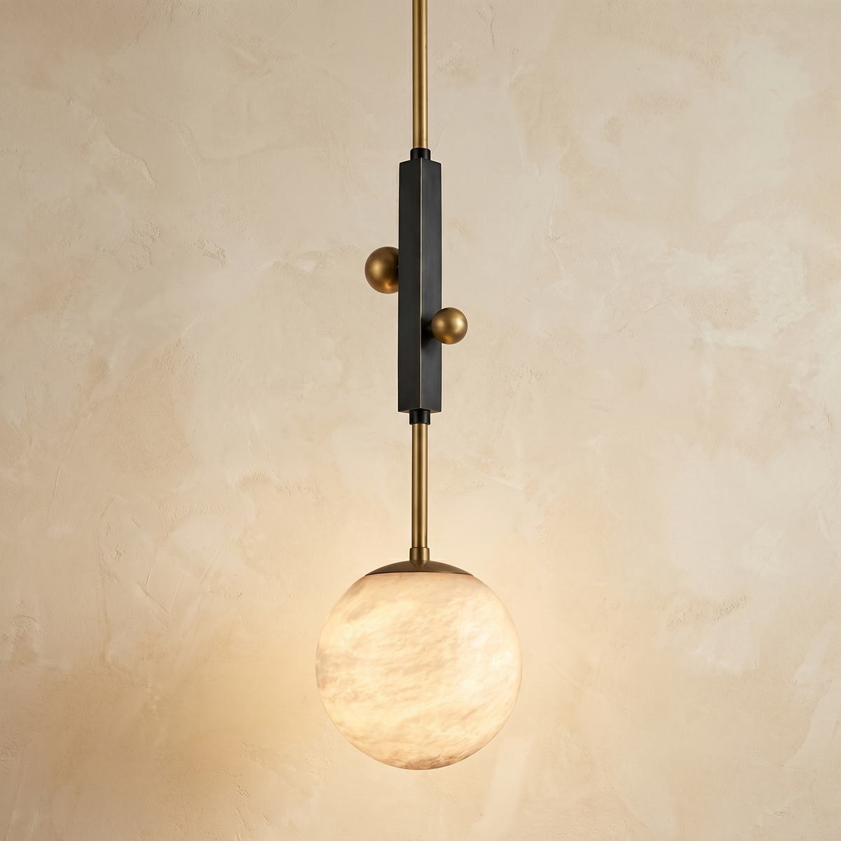 Framed Orb Pendant Alabaster — D160 — mra-framed-orb-pendant-91024-d160-product