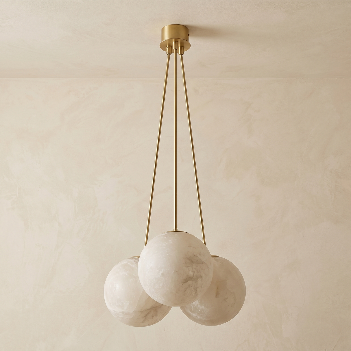 Grape Cluster Alabaster Pendant Light — D300 — mra-grape-cluster-d300-dark