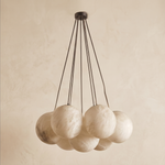 Grape Cluster Alabaster Pendant Light — D540 — mra-grape-cluster-d540-dark