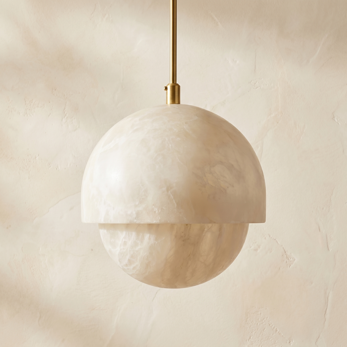 Half-Dome Alabaster Pendant Light — D220 — mra-half-dome-9569-d220-dark