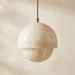 Half-Dome Alabaster Pendant Light — D220 — mra-half-dome-9569-d220-dark