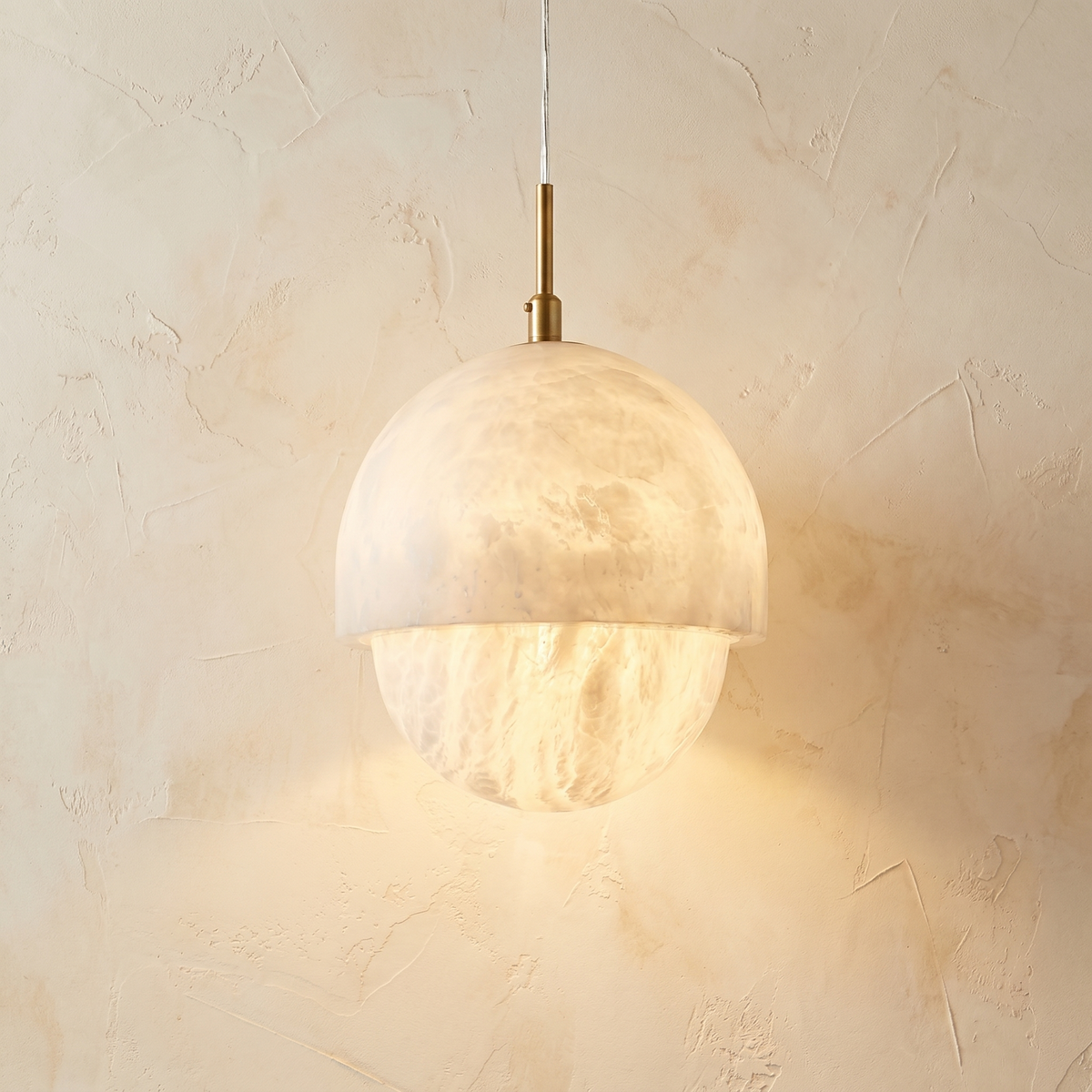 Half-Dome Alabaster Pendant Light — D220 — mra-half-dome-9569-d220-product