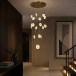 Leaf Cascade Alabaster Pendant Light — D700 — mra-leaf-cascade-70809-d700-scene-1