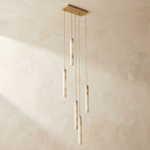 Linear Cylinder Cluster Alabaster Pendant Light — L600 — mra-linear-cylinder-cluster-70010-l600-dark