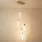 Linear Cylinder Cluster Alabaster Pendant Light — L600 — mra-linear-cylinder-cluster-70010-l600-product