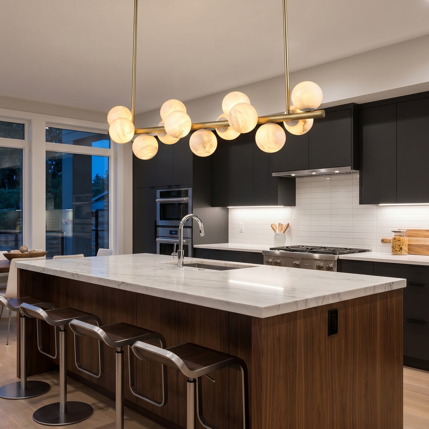 Linear Grape 70016 (extra) Alabaster Pendant Light — W1240 — mra-linear-grape-70016-extra-w1240-scene-2