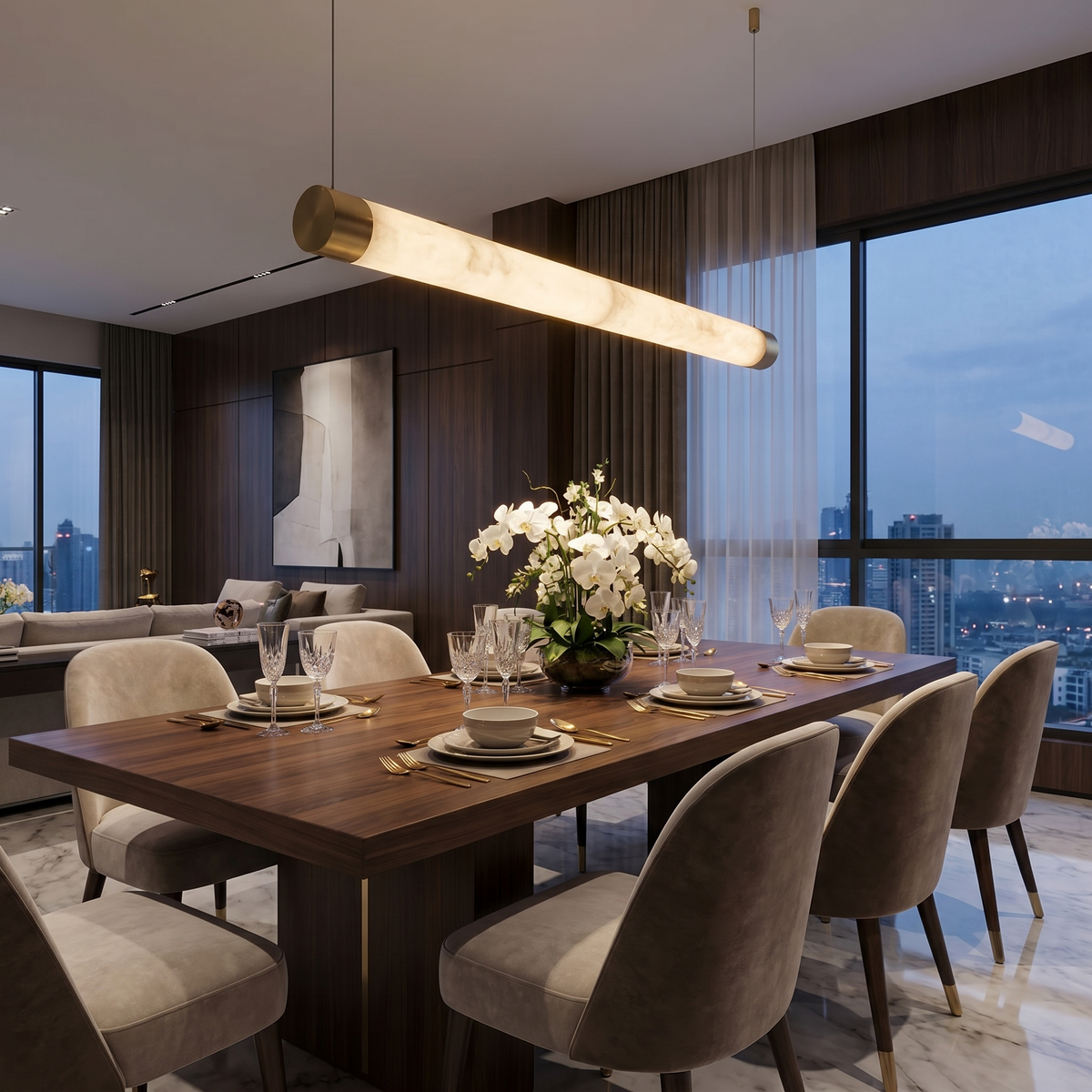 Linear Rod Alabaster Pendant Light — D70 — mra-linear-rod-70085-d70-scene-1