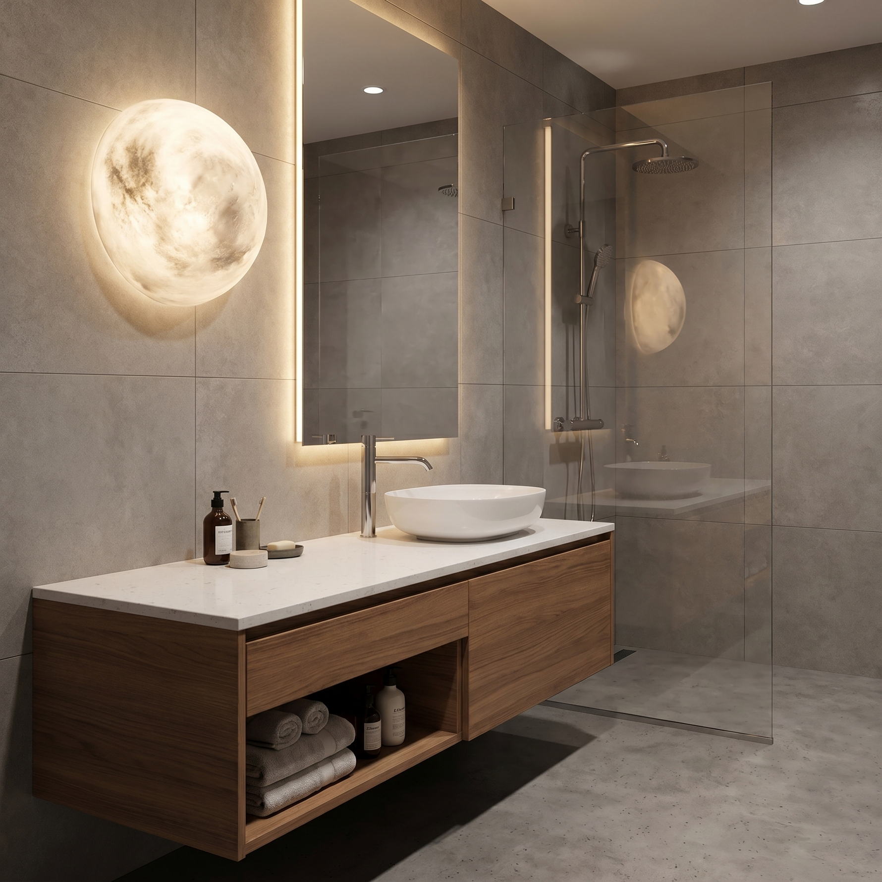 Oval Flat Wall Alabaster — W200 — mra-oval-flat-wall-71009-w200-scene-3