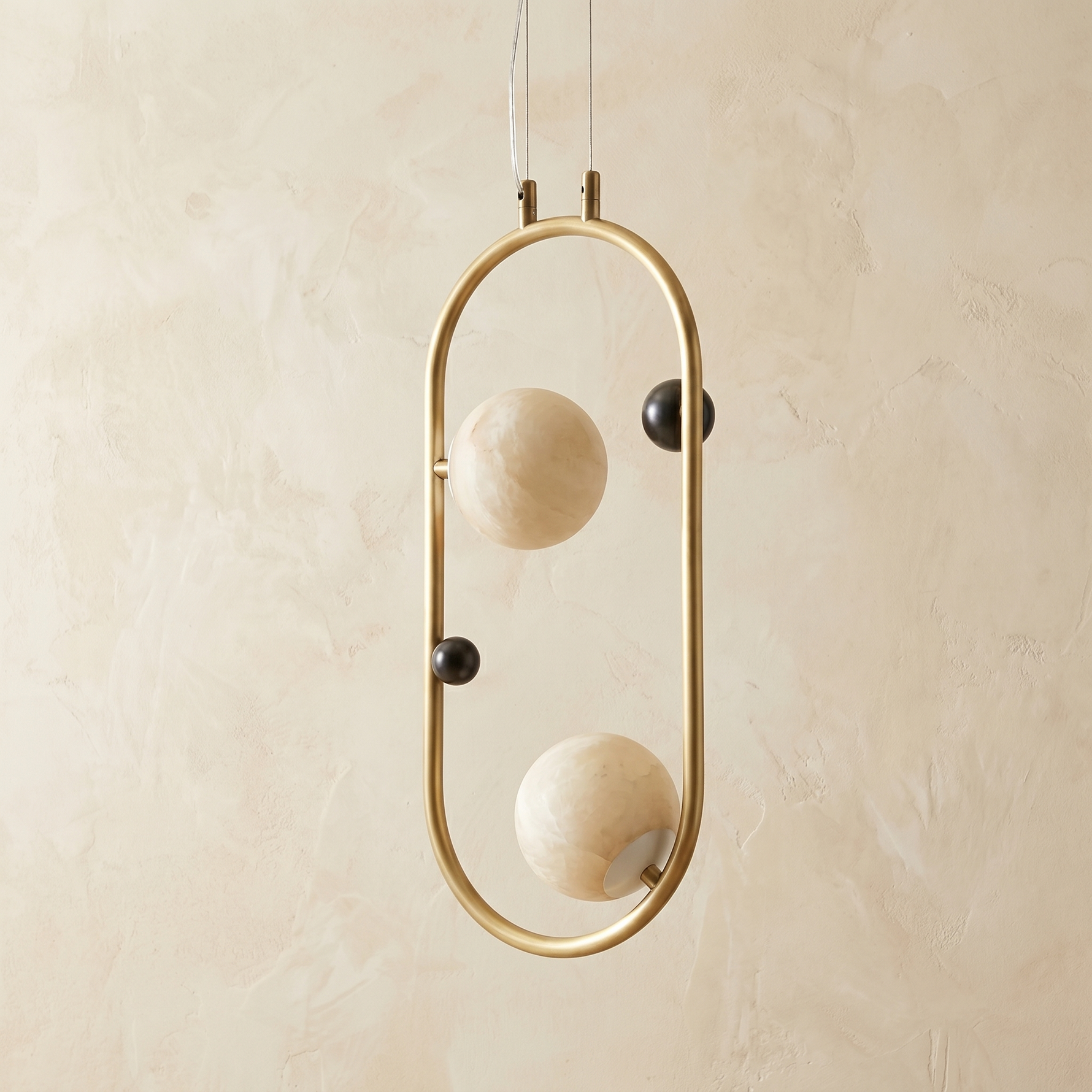 Oval Frame Duo Alabaster Pendant Light — W170 — mra-oval-frame-duo-91029-w170-dark