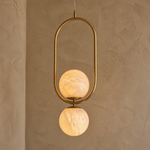 Oval Frame Duo Modern Alabaster Pendant Light — D280 — mra-oval-frame-duo-modern-d280-product